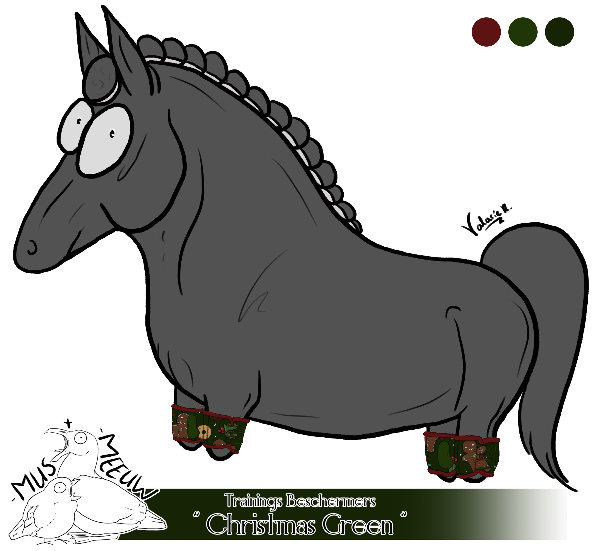 "Christmas Green" Trainings Beschermers