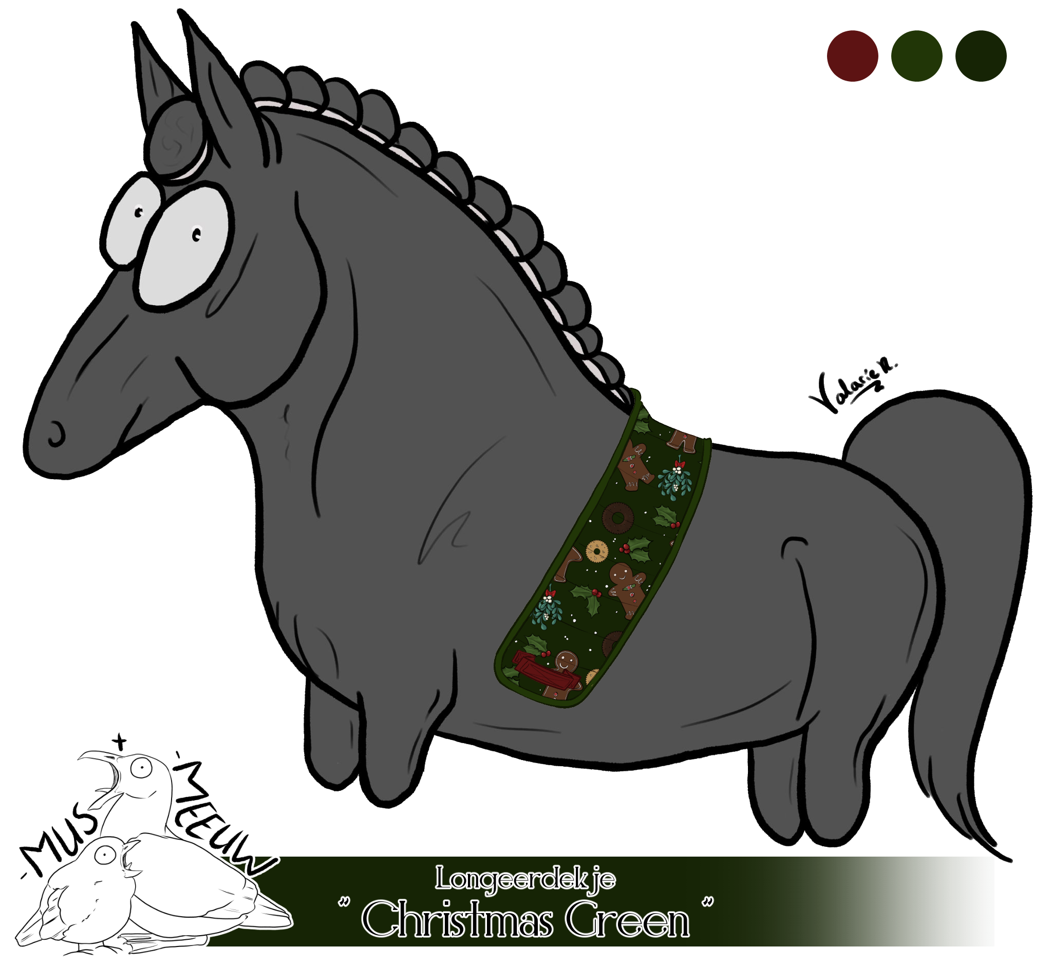 Longeer Dekje "Christmas Green"
