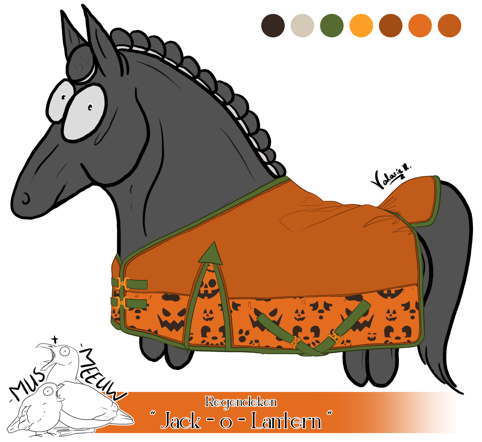 "Jack-o-Lantern" Regendeken